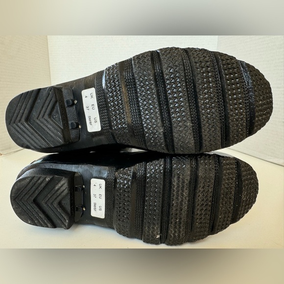 Hunter Original Tall Black Gloss Rubber Rain Boots size 6 - Picture 7 of 10